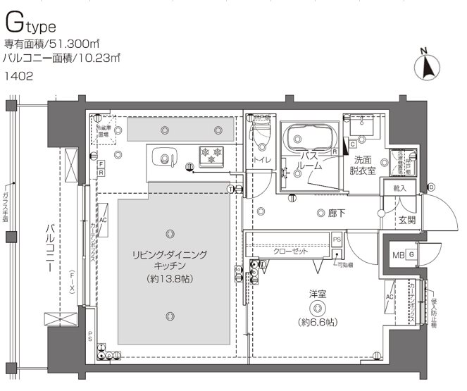 ZOOM王子神谷 間取り