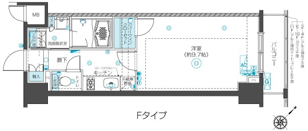フェニックス新横濱クアトロ 間取り