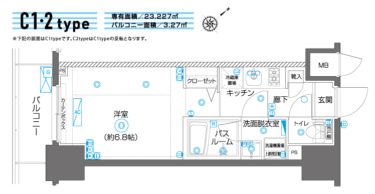 ZOOM横濱EAST 間取り