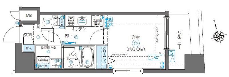 ZOOM渋谷富ヶ谷 間取り