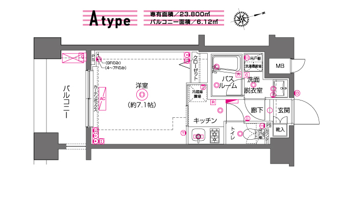 ZOOM川崎 間取り
