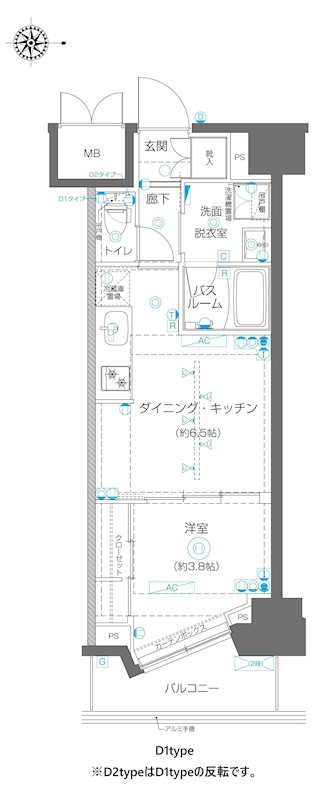 ZOOM高田馬場 間取り