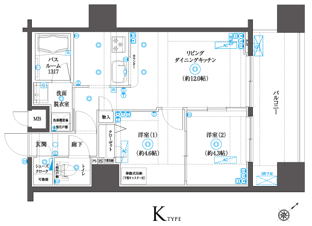 ZOOM横浜SQUARE 間取り