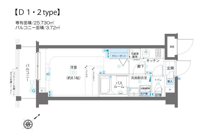 AELL蒲田南 間取り