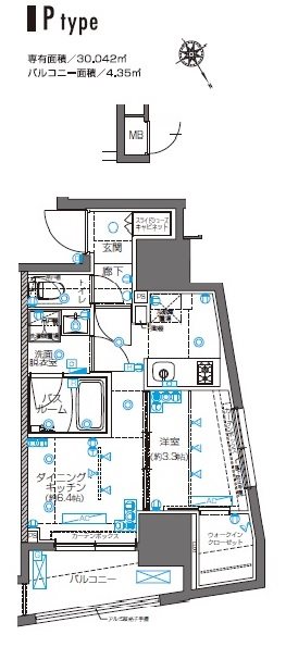 ZOOM横浜桜木町 間取り