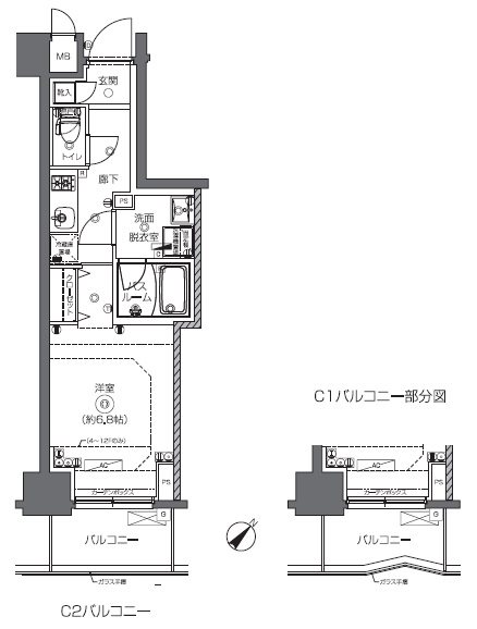ZOOM日本橋馬喰町 間取り