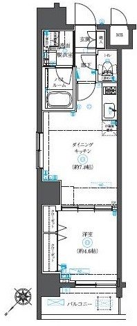 フェニックス横濱初音町 間取り