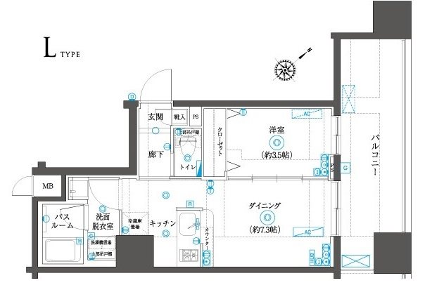 ZOOM横浜SQUARE 間取り