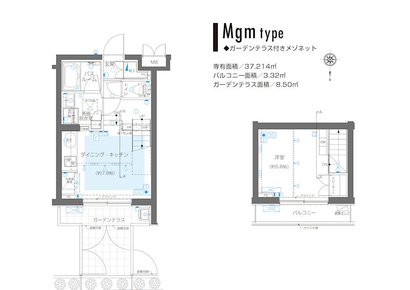ＺＯＯＭ目黒かむろ坂 間取り