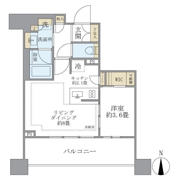 Ｂｒｉｌｌｉａ三鷹禅林寺通り 間取り