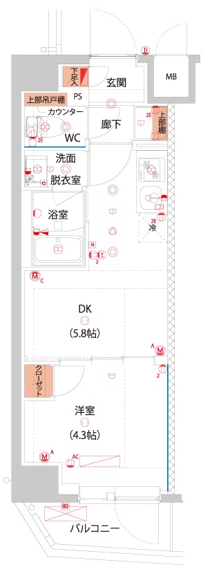 ハーモニーレジデンス東京サウス大塚 間取り