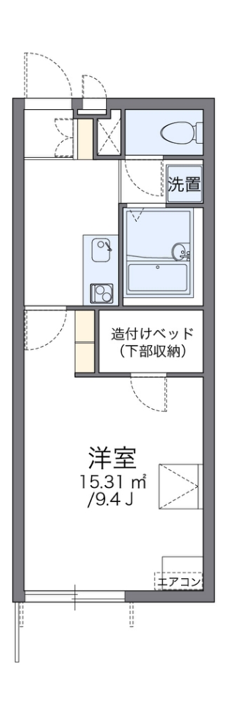 レオパレスアクアグレイス西尾久 間取り