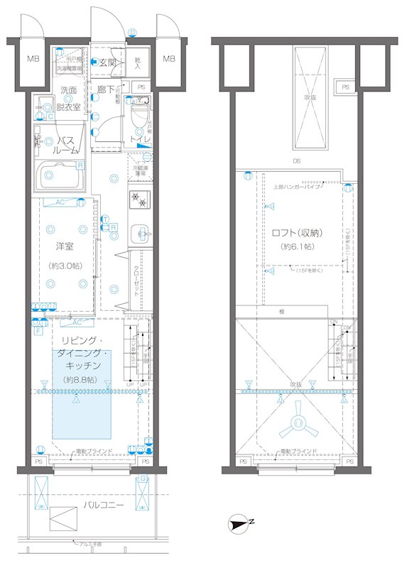 ZOOM新宿御苑前 間取り