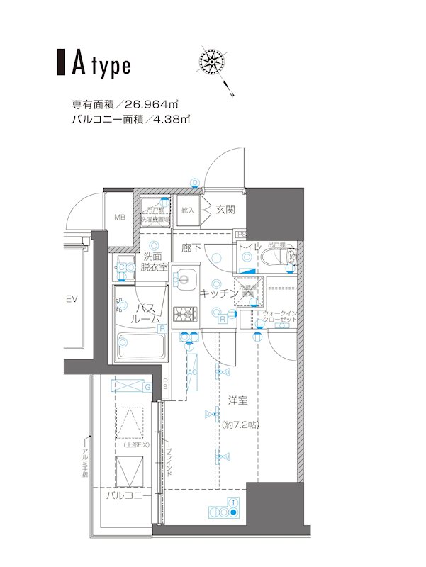 ZOOM川崎EAST 間取り