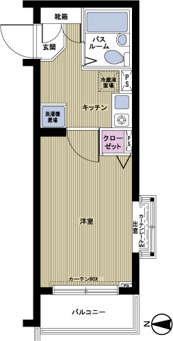フェニックス新高円寺弐番館 間取り
