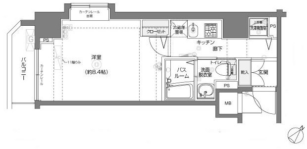フェニックス横濱関内BAY MARKS 間取り