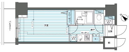 フェニックス新横濱参番館 間取り