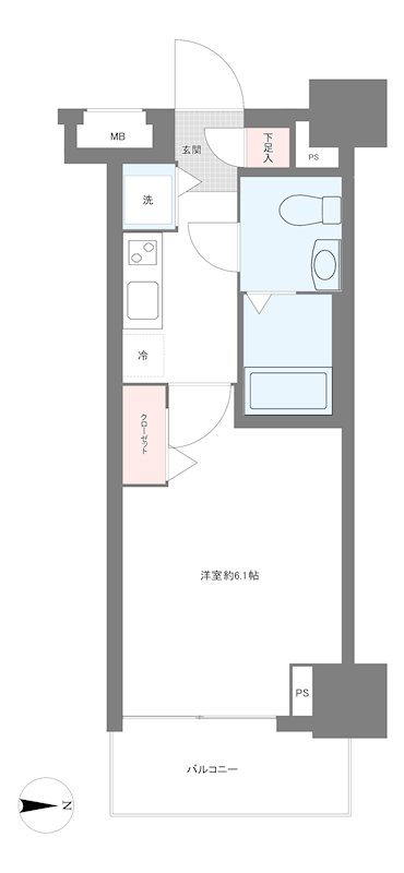 ロアール池袋WEST 間取り