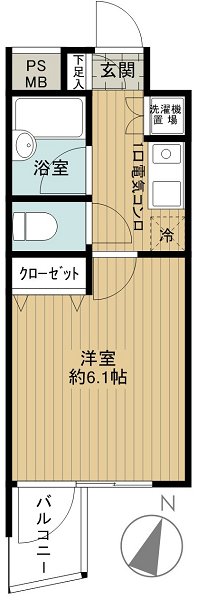 トーカン湯島キャステール 間取り