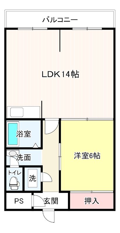 マンション南 間取り