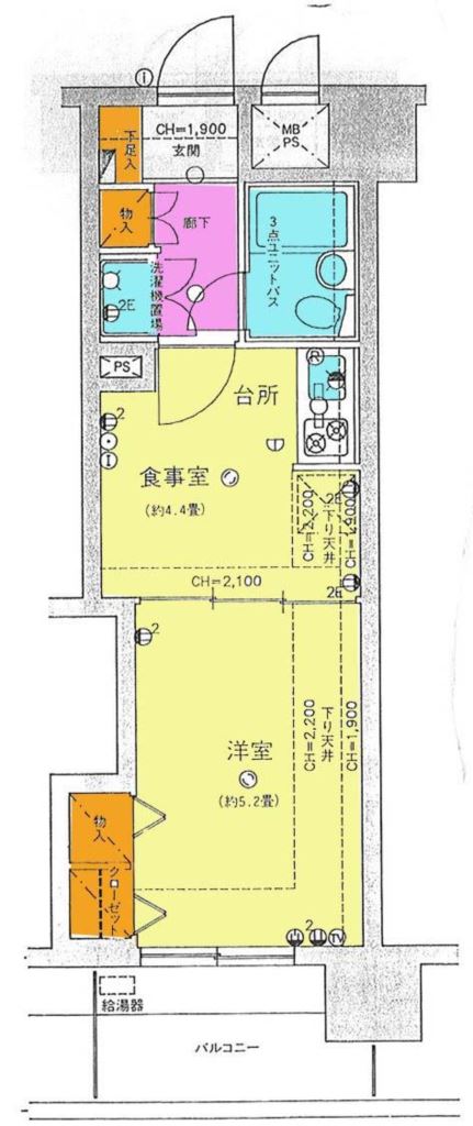 ライオンズマンション長岡駅東 間取り