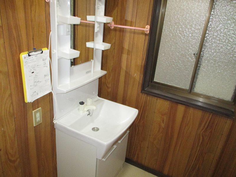 川商アパート 洗面所