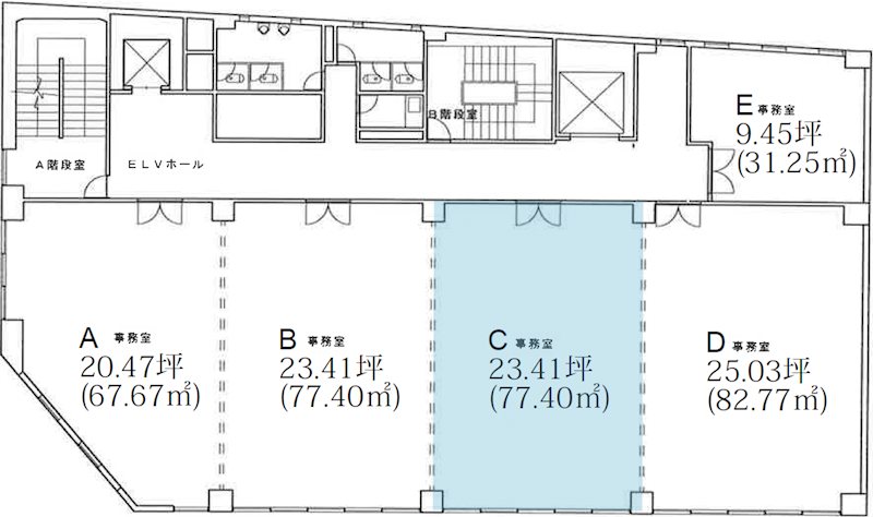 高野不動産駅前ビル 間取り