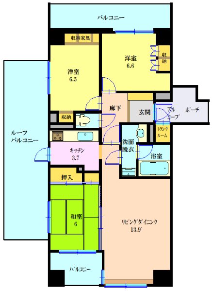 サーパス新和 間取り