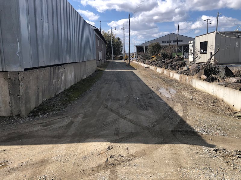 新潟市江南区砂山2丁目　貸土地 外観