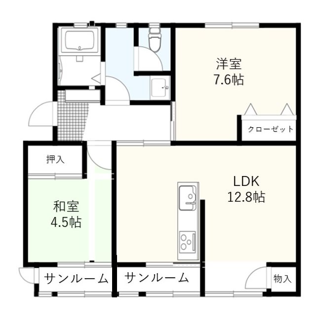 リッツ希望が丘Ⅰ 間取り