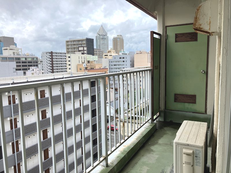 開公マンション ベランダ