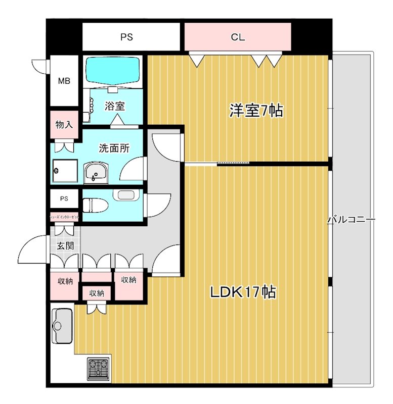 パレスマンション多門 間取り