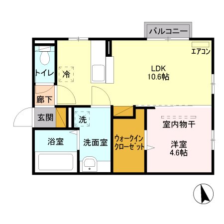 POLAR STAR（ポーラスター） 間取り