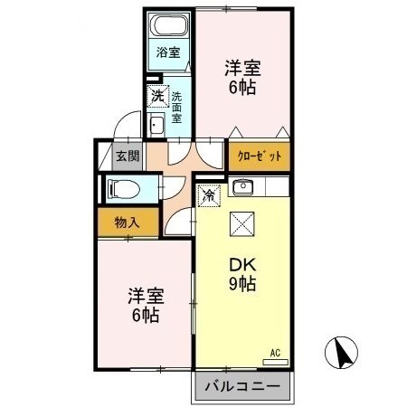 コージーコートK 間取り