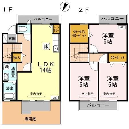 グレイス・メゾン　DUO 間取り