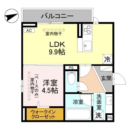 D-ROOM福住　B棟 間取り