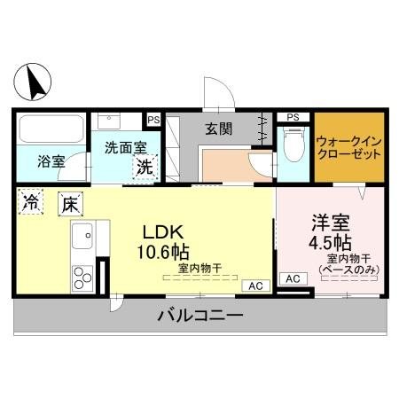 D-ROOM福住　A棟 間取り
