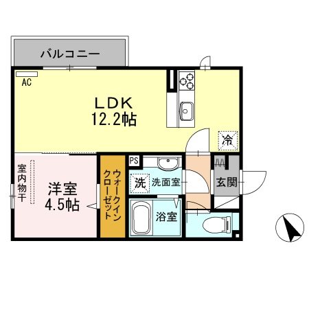 プリムヴェールEAST 間取り