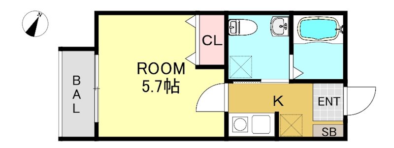 Tierra Apartment 間取り