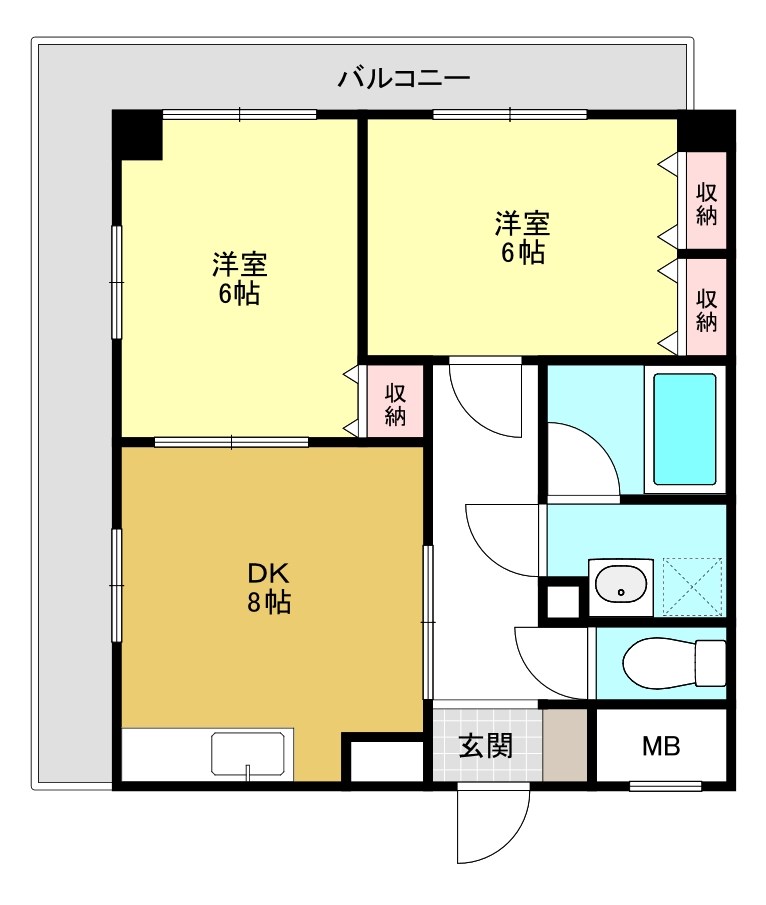 インペリアル松岡 間取り