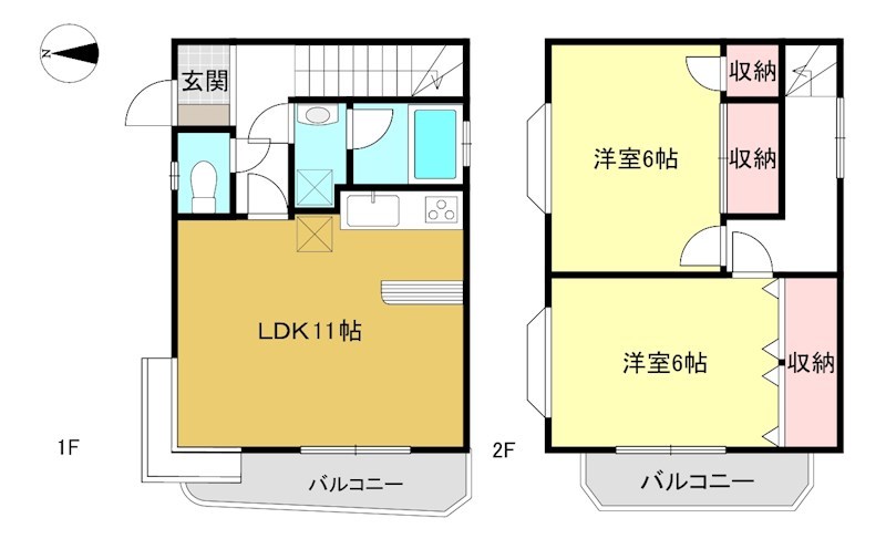 グリーンハイム大倉山Ⅰ 間取り