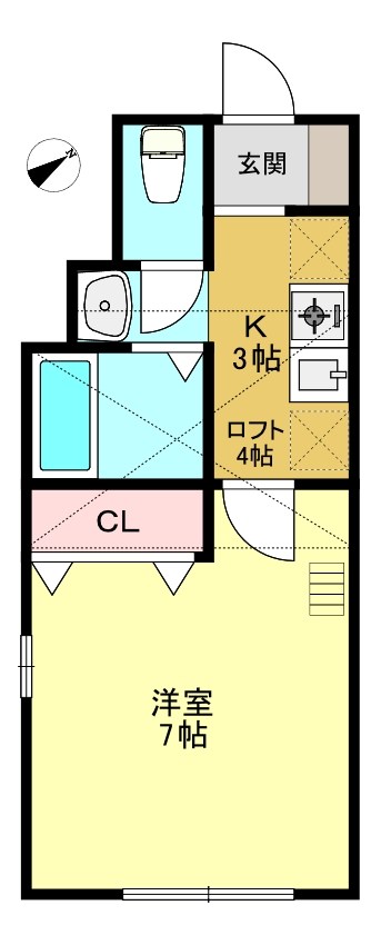 ドエル・カルム大倉山 間取り