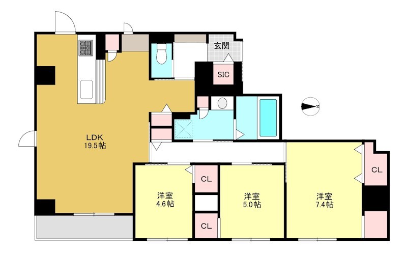 Esquina 間取り