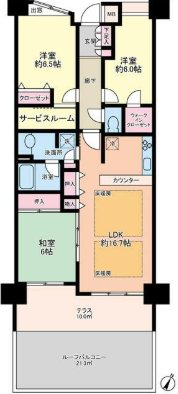 コスモ新横浜 間取り