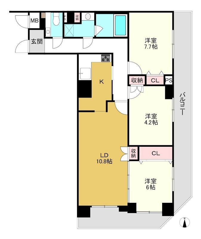 アプリーレ日吉本町 間取り