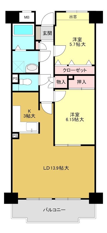 ピュアフィールド新横浜 間取り