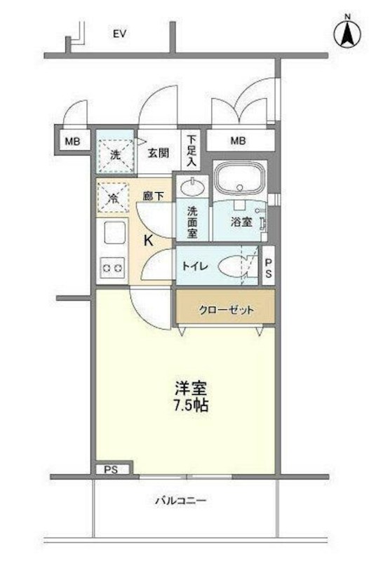 ラティエラ横濱六角橋 間取り