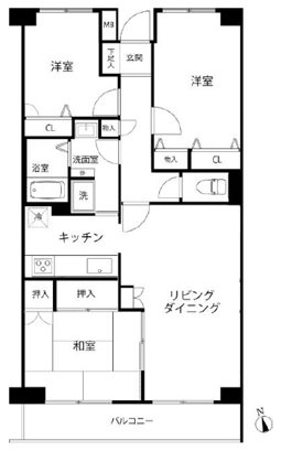 T’s garden横浜岸根公園 間取り