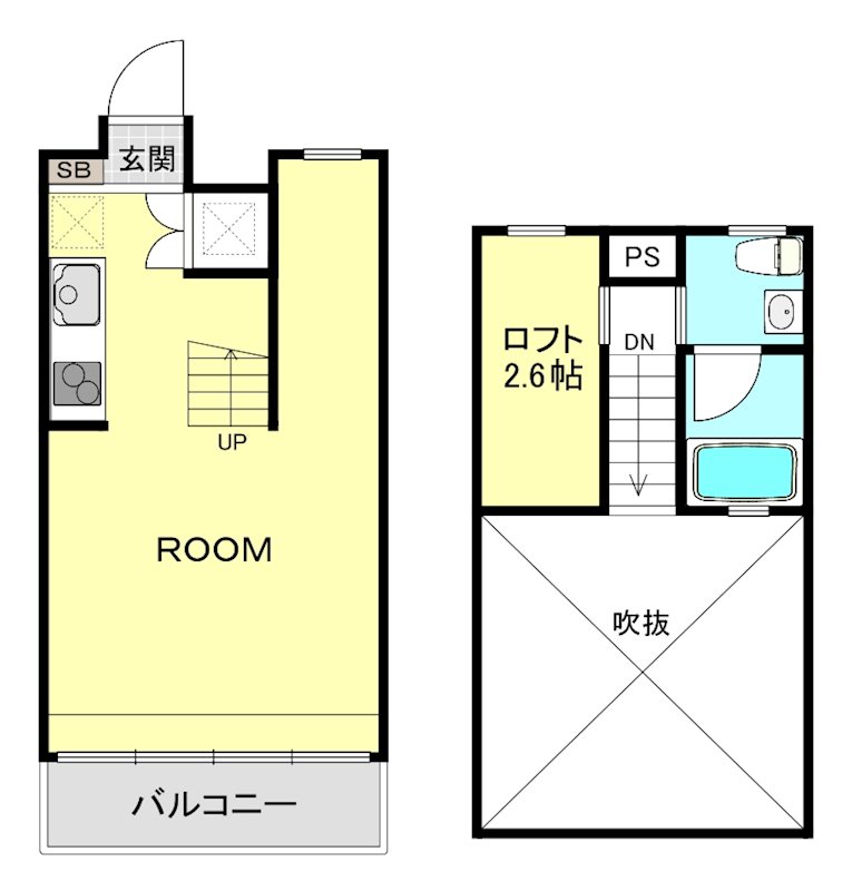 ドゥーエ新丸子 間取り