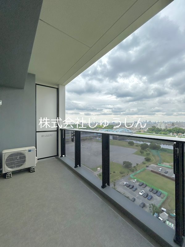 ブランシエスタ新丸子リバーフロント ベランダ